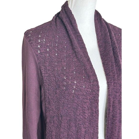 Anthropologie Saturday Sunday Purple Cardigan Sweater With Pockets Size S - Picture 3 of 9